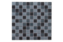 GLOBAL STONE MOSAIC GLASS ASH BLEND 300X300MM