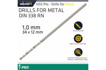 ALPEN PRO HSS SPLIT POINT DRILL 1MM