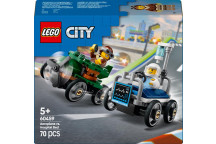 LEGO   60459 AREOPLANE VS HOSPITAL BED RACE CAR