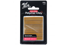 MAKE N BAKE BURNT UMBER POLYMER CRAFT CLAY