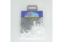 BLACK HEXAGON NUT M8 P10