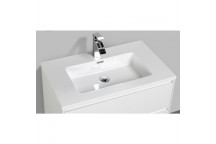 CLEAR CUBE ENZO BASIN WHITE 800MM