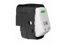 CBI WHITE MODULE DIMMER SWITCH 250V 500W