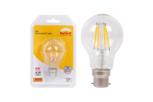 RADIANT LED FILAMENT BULB A60 B22 4W 3000K