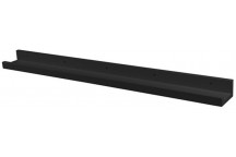BLACK GALLERY SHELVES 100X10X4.5CM
