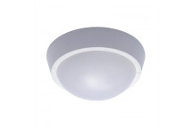 WHITE COOL WHITE 18WATT OUTDOOR LED CEILING AND WALL LIGHT