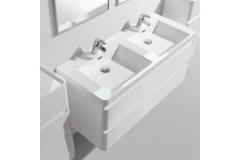 CLEAR CUBE MILAN BASIN WHITE 1200MM