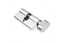 QS 3KEY DOUBLE SATIN NICKEL KNOB CYLINDER 60MM