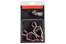 U-PART BATTERY CROCODILE CLIP 25AMP X2