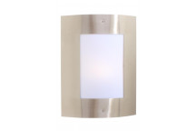 EUROLUX WALL LIGHT SATIN CHROME PLAIN