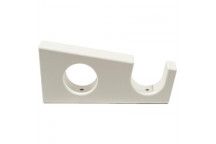 WHITE WOOD DOUBLE BRACKET  34MM