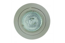 EUROLUX SATIN CHROME TILT DOWNLIGHT 80MM