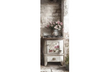DECOUPAGE DOOR STOVE ELEGANCE