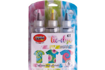 SUMMER MIX TIE DYE CRAFT INCL BOTTLES ELASTIC BAND GLOVES PLASTIC
