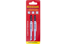 TORK CRAFT T-SHANK JIGSAW BLADE FOR WOOD 2.5MM 10TPI 100MM 2PC