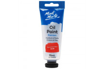 OIL CRAFT PAINT PERMANENT RED 75ML TUBE