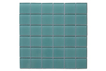 Global Stone Mosaic Tile 300MMx300MM Mint Glass