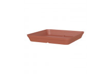 ARTEVASI CAPRI SQUARE TERRACOTTA PLASTIC SAUCER 35CM