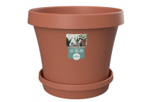 SEBO NAMIB DUNE PLASTIC POT AND SAUCER SET 20CM