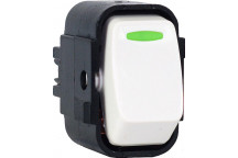 CBI WHITE 1W INSERT LIGHT SWITCH