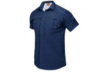 BOERBOEL GARIEP NAVY SHORT SLEEVE SHIRT SIZE M
