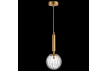 K LIGHT BRASS AND CLEAR G9 FIZZPOP PENDANT LIGHT