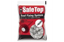 GREY CAP ROOF NAIL WASHER 90MM 100PER PACK