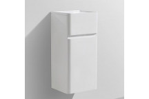 CLEAR CUBE MILAN WHITE SIDE CABINET 750X350X300MM