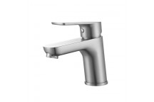 BIJIOU SATIN NICKEL SAVOLE SHORT BASIN MIXER