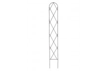 BLACK METAL SMALL DIAMOND TRELLIS