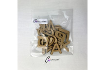 MDF CAPS LETTER SET