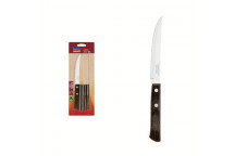 TRAMONTINA STEAK KNIFE SET 6PC POLY BROWN