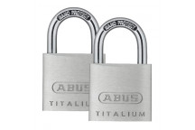 ABUS TITALIUM NANO PADLOCK 30MM 2PACK