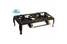 LKS DOUBLE CAST IRON GAS TABLE COOKER