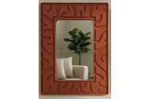 GIRAFFE FRAME1 TERRACOTTA JUST LAZER MIRROR 1020X1320MM