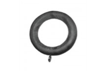 WOOD DARK STAIN CURTAIN RING  34MM 10 PER PACK