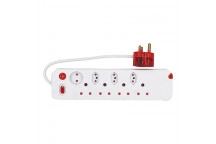 ELECTRICMATE 8WAY HIGH SURGE PROTECT MULTIPLUG