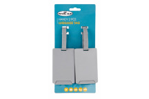 GREY LUGGAGE TAGS 2PIECE