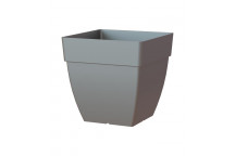 POT PLASTIC CAPRI SQUARE POT ANTHRACITE 45CM ARTEVASI