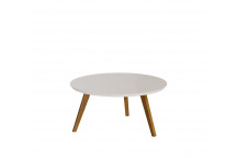 ROUND OFF WHITE CLASSIC CENTRE TABLE