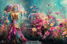 MIDNIGHT BLOOM DECOUPAGE A3