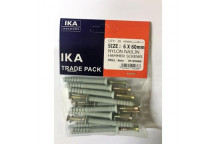 IKA NYLON NAILING  6 X 60MM  20 PER PACK