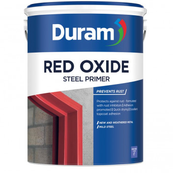 DURAM STEEL PRIMER RED OXIDE 5L