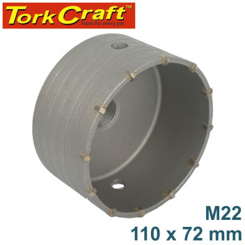 TORK CRAFT M22 HOLLOW CORE DRILL BIT 50X100MM