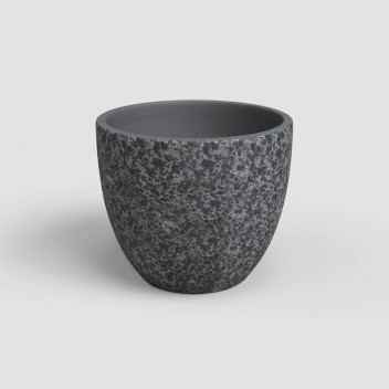 ARTEVASI HESTIA ANTHRACITE CERAMIC POT 28CM