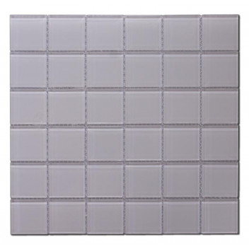 GLOBAL STONE MOSAIC GLASS SNOW WHITE 300X300MM