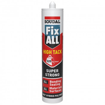 SOUDAL WHITE FIX ALL HIGH TACK SEALANT 290ML