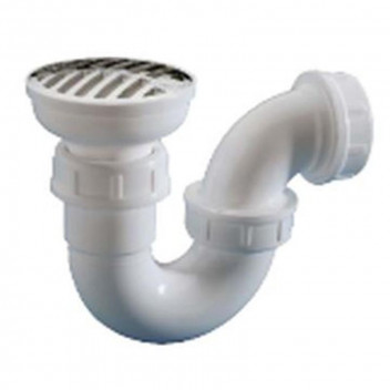 DUTTON CHROME PLATED SHOWER TRAP 38MM X 40MM