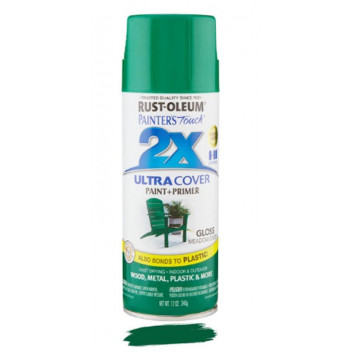 R-OLEUM 2X GREEN MEADOW GLOSS SPRAY PAINT 340G