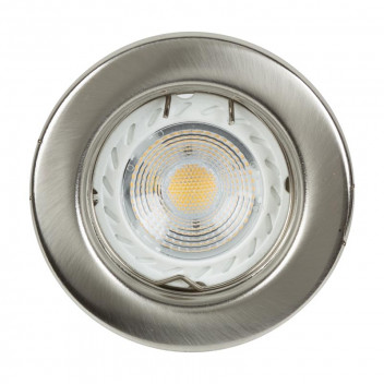 RADIANT SATIN CHROME STEEL STRAIGHT DOWN LIGHT